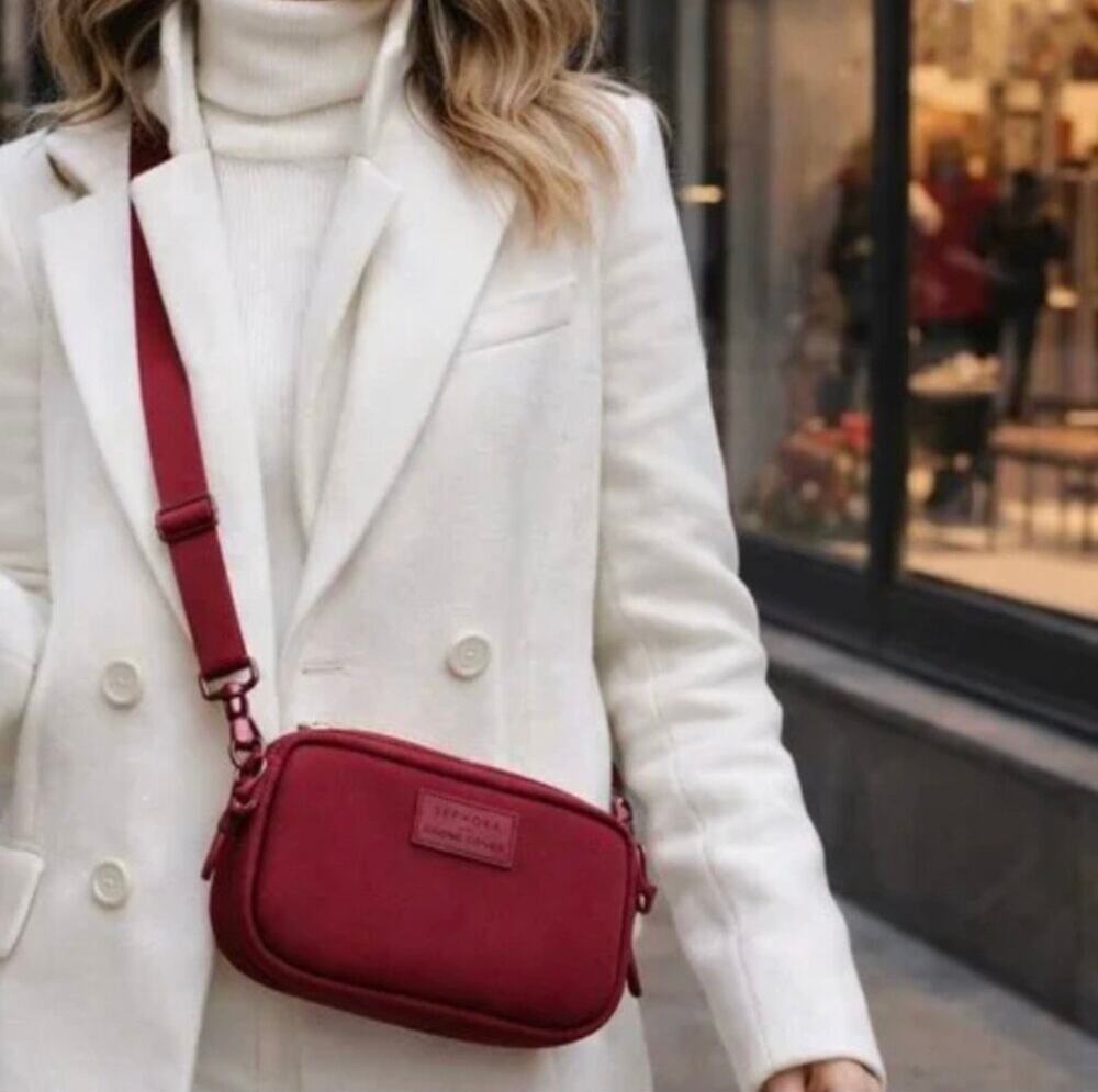 Dagne Dover X Sephora Limited Edition Mara Phone Sling Bag Spice Red Crossbody